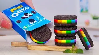 Satisfying Miniature Rainbow OREO Cake Decorating | Best Of Miniature Realistic 3D OREO Cake Idea