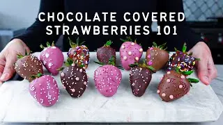 My favorite easy chocolate strawberries (no thermometer!)