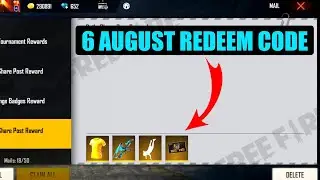Free fire 6 august redeem code | free fire redeem code today | free fire 6 august event Redeem code