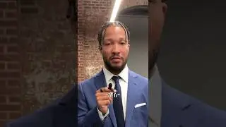 Jalen Brunson has advice for the rookies… wait for it! 🤣 #knicks #shorts #nbadraft #advice #funny