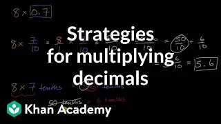 Strategies for multiplying decimals