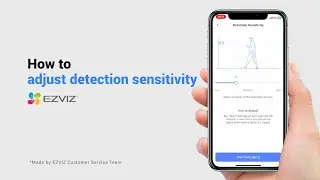 How to adjust detection sensitivity