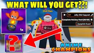 This What You Will GET From Old Man Quest in Anime Champions Simulator ~ Roblox