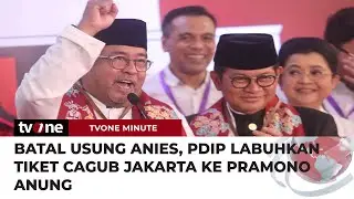 PDIP Akhirnya Serahkan Tiket Bacagub DKI Jakarta ke Pramono Anung | tvOne Minute