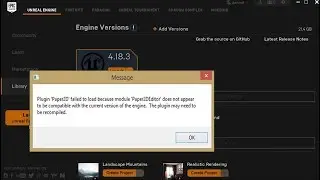 Unreal Engine 4 18 3 Plugin 'paper2d' failed to load FIX