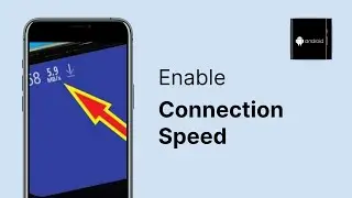 Enable Internet Speed Indicator On Android | Show connection speed on status bar