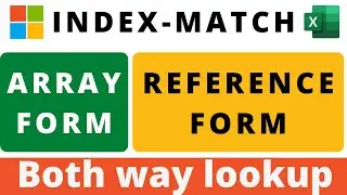 INDEX-MATCH: Things which you don't know about it. |Dynamic Range