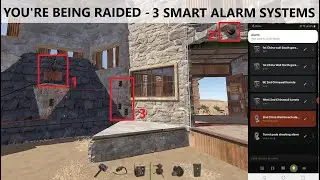 Rust - Never get offlined - 3 smart alarm systems