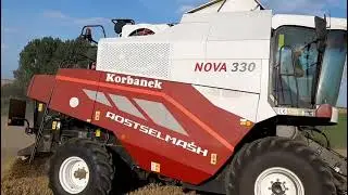 Żniwa z Nova 330- Rostselmash