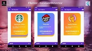 Flutter Tutorial - Flutter Gesture Detector