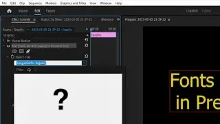 [FIXED]  Fonts Are Not Loading in Premiere Pro