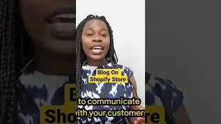 How To Create A Blog On Shopify 