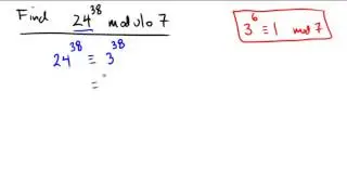 Applying Fermats Little Theorem