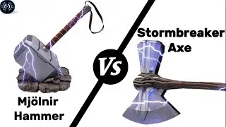 What are the most powerful weapons? | Mjolnir Hammer vs. Stormbreaker Axe.