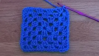 Basic Granny Square - Crochet Tutorial for Beginners