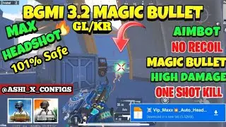 🤑 PUBG MOBILE / KR / BGMI 360 AIMBOT NO RECOIL SAFE CONFIG🤑