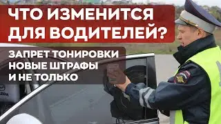 Новые штрафы для водителей / ВЕСНА 2024 / Отмена запрета тонировки