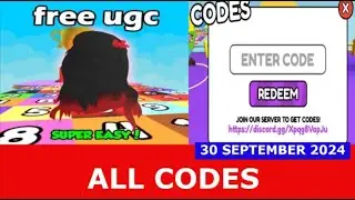 *ALL CODES* UGC Math Race ROBLOX | SEPTEMBER 30, 2024