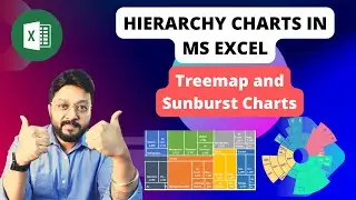 Heirarchical Charts in Microsoft Excel | Treemap and Sunburst Chart in Excel