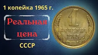 The real price and review of the coin 1 kopeck 1965. THE USSR.