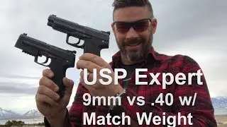 Heckler & Koch USP Expert With Match Weight Recoil Comparison