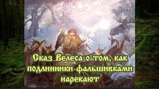 Сказ Велеса о том, как подлинники фальшивками нарекают 24.01.2023 🔥