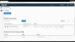 How to remove email account in cPanel - Course +HD + Latest - P48
