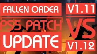 Fallen Order on PS5 Patch v1.11 VS v1.12 Comparison