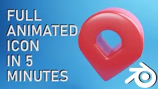 QUICK AND EASY ANIMATED ICON IN BLENDER 2.81