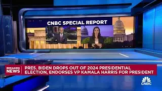 Joe Biden drops out of 2024 presidential election, endorses Kamala Harris | Special Report