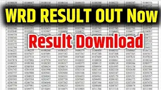 wrd cut off 2023|wrd result 2023|Maharashtra jalsampda vibhag result 2023|wrd result update