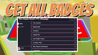 The Classic Roblox Script Get All Badges Get Tix | Blade Ball, Bee Swarm, GunFight Arena, Dusty Trip