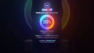 3⃣7⃣  How to Create Percentage Counter Animation in Adobe After Effect  For more AE tips and tricks,