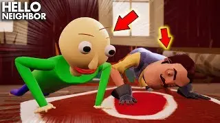 The Neighbor and Baldi ARE BEST FRIENDS NOW?!?! | Hello Neighbor + Baldi's Basics Crossover (Mods)