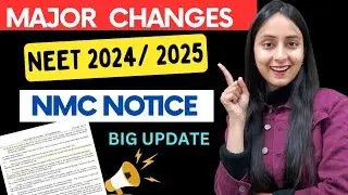 Big Update by NMC | Age Limit | Eligibility Criteria | Common Counselling 