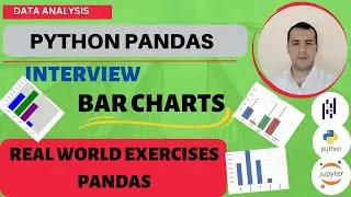 Data Analysis with PYTHON PANDAS - Real-World Bar Chart Examples (Interview)