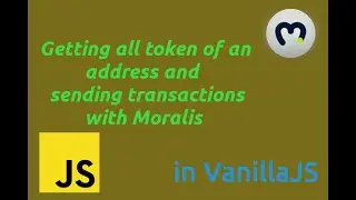 GetAll tokens & send transaction with moralis Web3