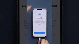 🤔How to Remove Remote Management iPhone Remove!! [MDM Remove] Don't tell Anyone!! #mdm #shorts