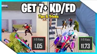 HOW TO INCREASE KD/FD IN BGMI/PUBG MOBILE TIPS & TRICKS | BGMI TIPS AND TRICKS