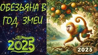 ОБЕЗЬЯНА в 2025 году /Восточный гороскоп для ОБЕЗЬЯНЫ на 2025 год / ОБЕЗЬЯНА В ГОД ЗМЕИ.