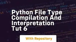 Python file type compilation and interpretation tut 6