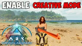 ARK Survival Ascended How To enter CREATIVE MODE | 2 EASY Methods To Enable in ASA