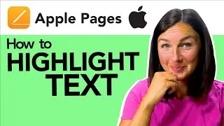 Pages: How to Highlight Text or Remove Highlight From Text in Apple Pages