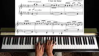 Clair de Lune - Debussy | Piano with Sheet Music