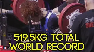 JADE JACOB • 519.5KG TOTAL @ 57KG (WORLD RECORD) • 8th place Sheffield 2024 Powerlifting