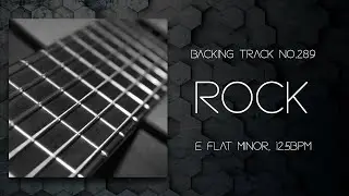 Modern Gut Guitar Rock Backing Track in E♭m | BT-289