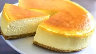 Simple New York Style Cheese Cake | Cheesecake Recipe Easy