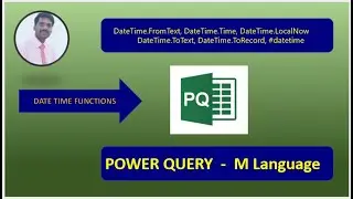 Power Query | M Language | How to extract Time, Convert to Text, To Record and back to Datetime