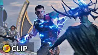 Thor & Valkyrie vs Hela - Final Battle Scene | Thor Ragnarok (2017) IMAX Movie Clip HD 4K