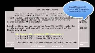 Upgarde (Migrate) to VMWare ESXi 5.0 from VMWare ESX 4.0